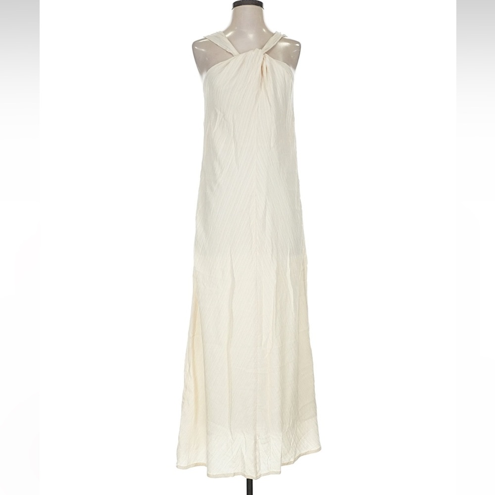 Commense Creamy Halter Long Dress - Size S - Picture 7 of 11